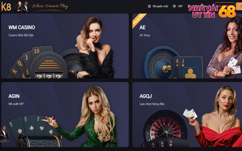 Casino online K8 đẳng cấp Châu Á